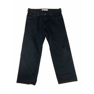 Levi's 550 Relaxed Mens Black Denim Jeans Size‎ 18H 36x29 (36x30 Measured)